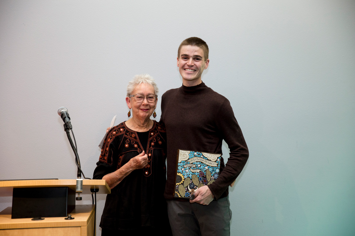 Buffalo Exchange, HQ, Arts Award, Nathanael Meyers with Kerstin Block