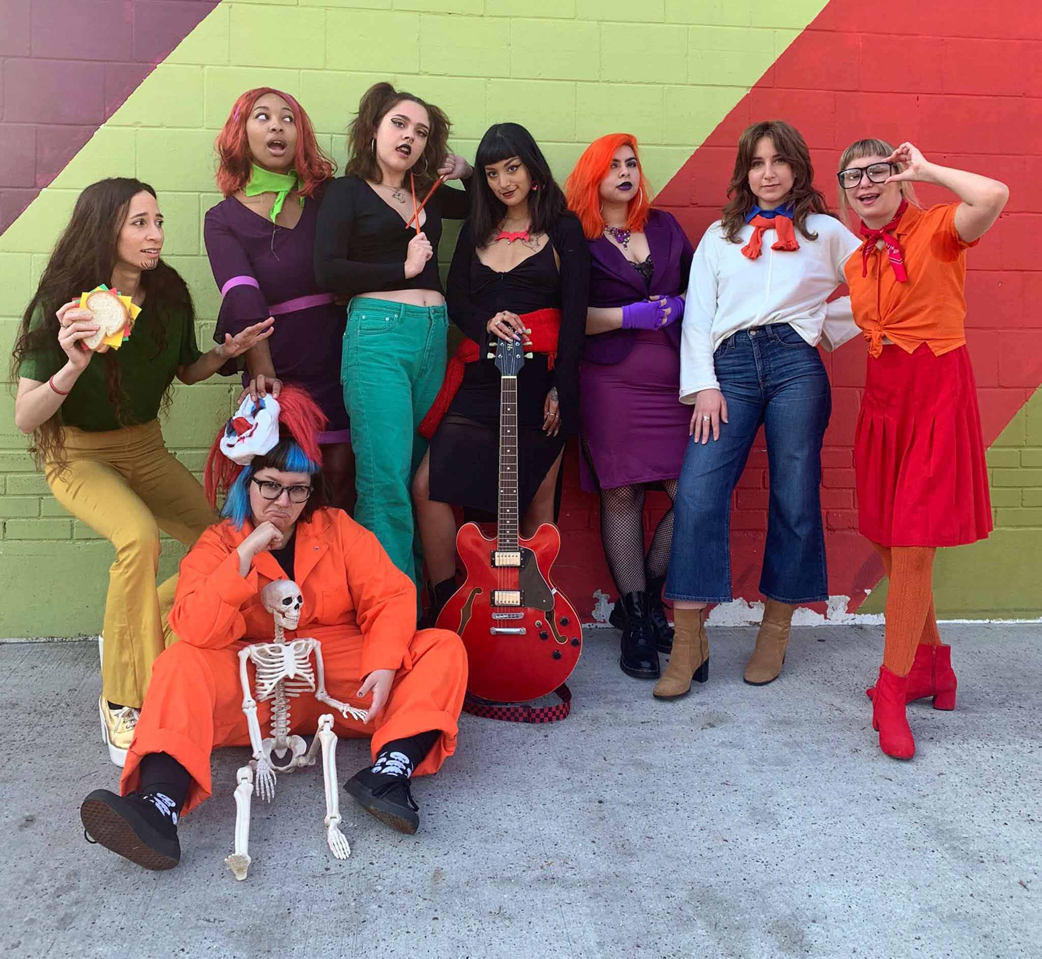 Scooby Doo Mystery Inc and Hex Girls Group Costume, costumes for Halloween 2020