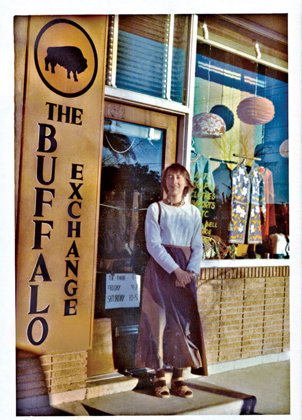 Kerstin Block outside the 1st Buffalo Exchange