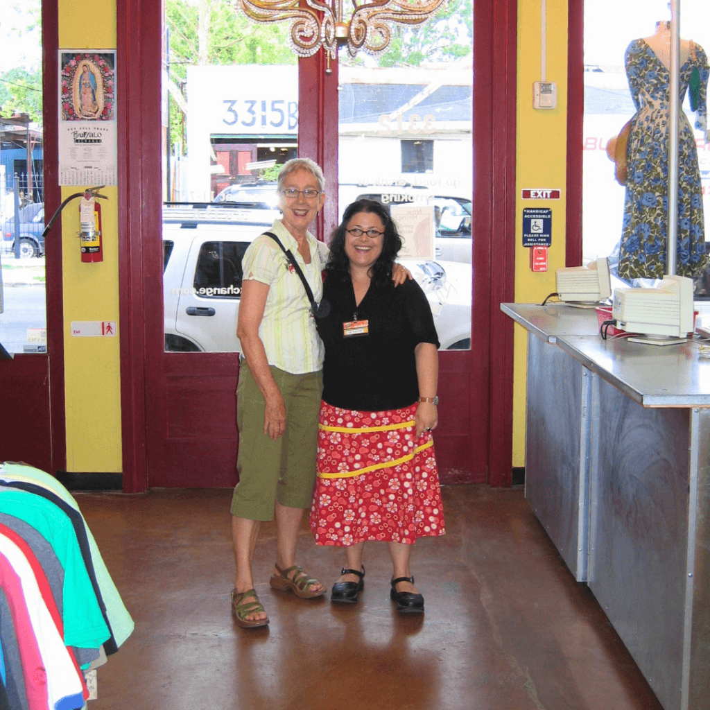 Denise and Kerstin Block in New Orleans Store