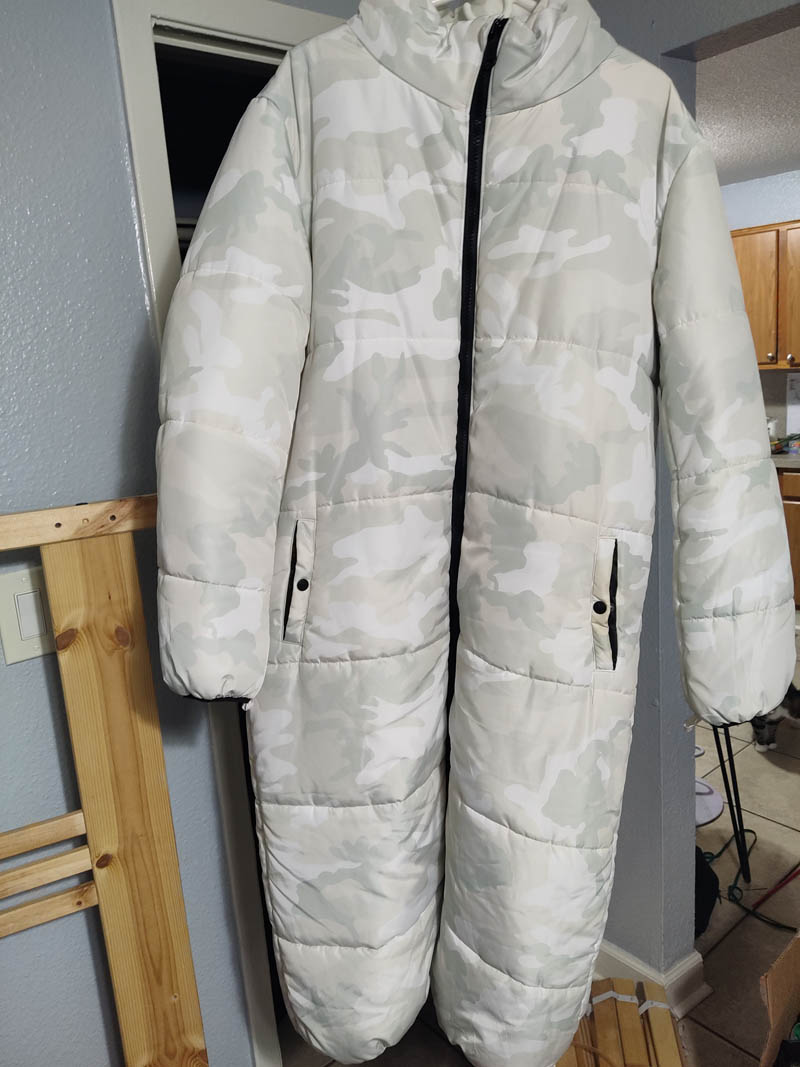 White NICOPANDA puffer trench