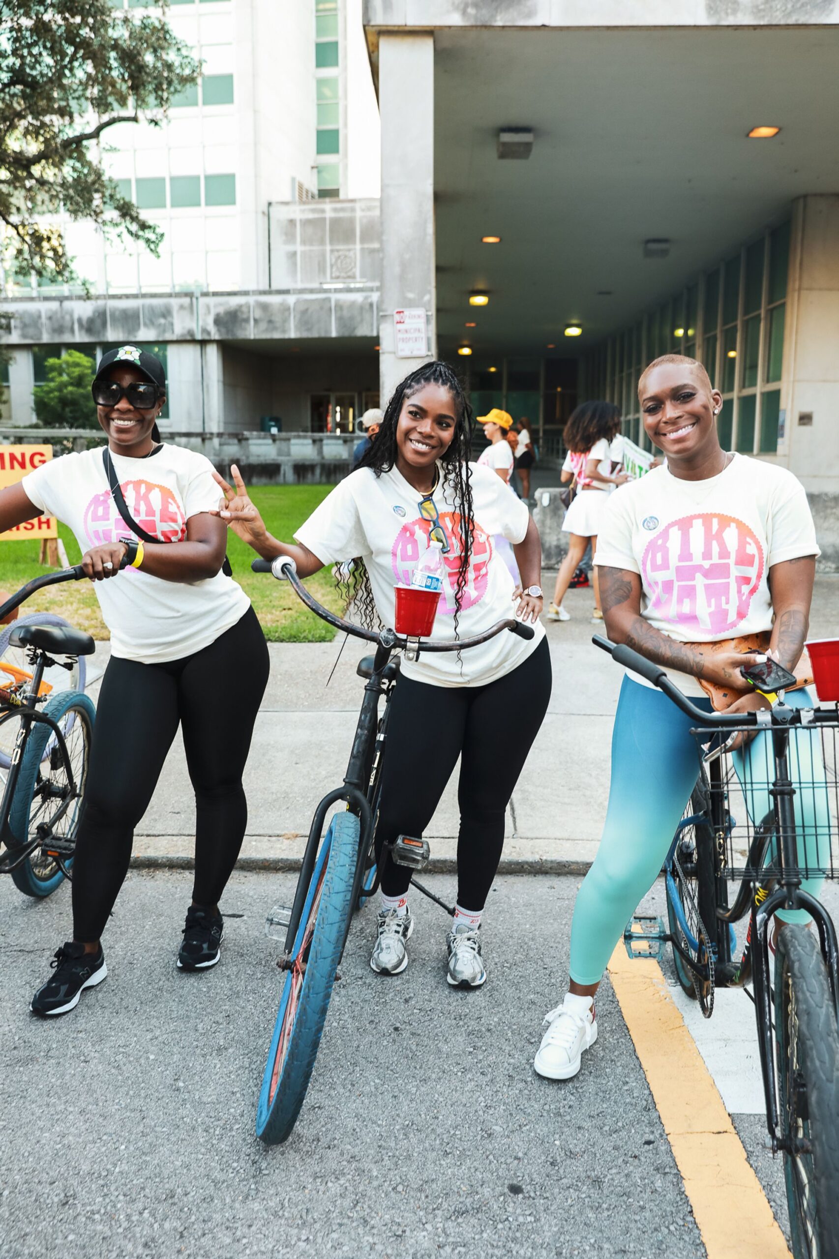 BE New Orleans Voters at Bike N Vote