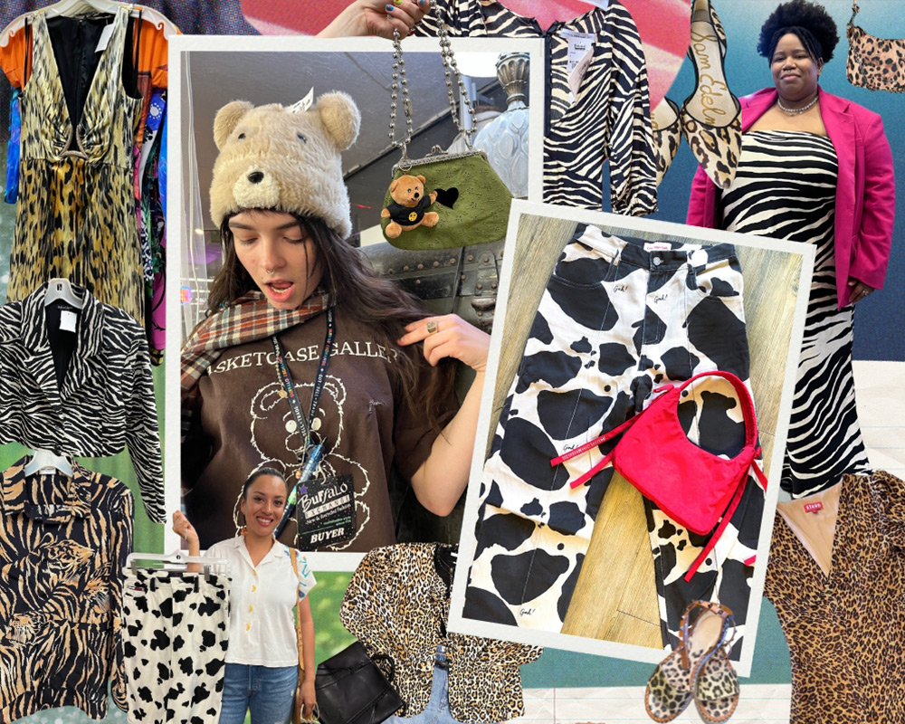 Animal-Print-Clothing-Collage Buffalo Exchange clothes in style