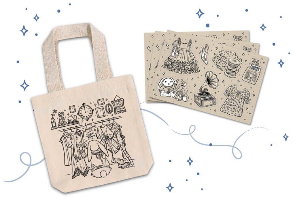 AVLD tote bags