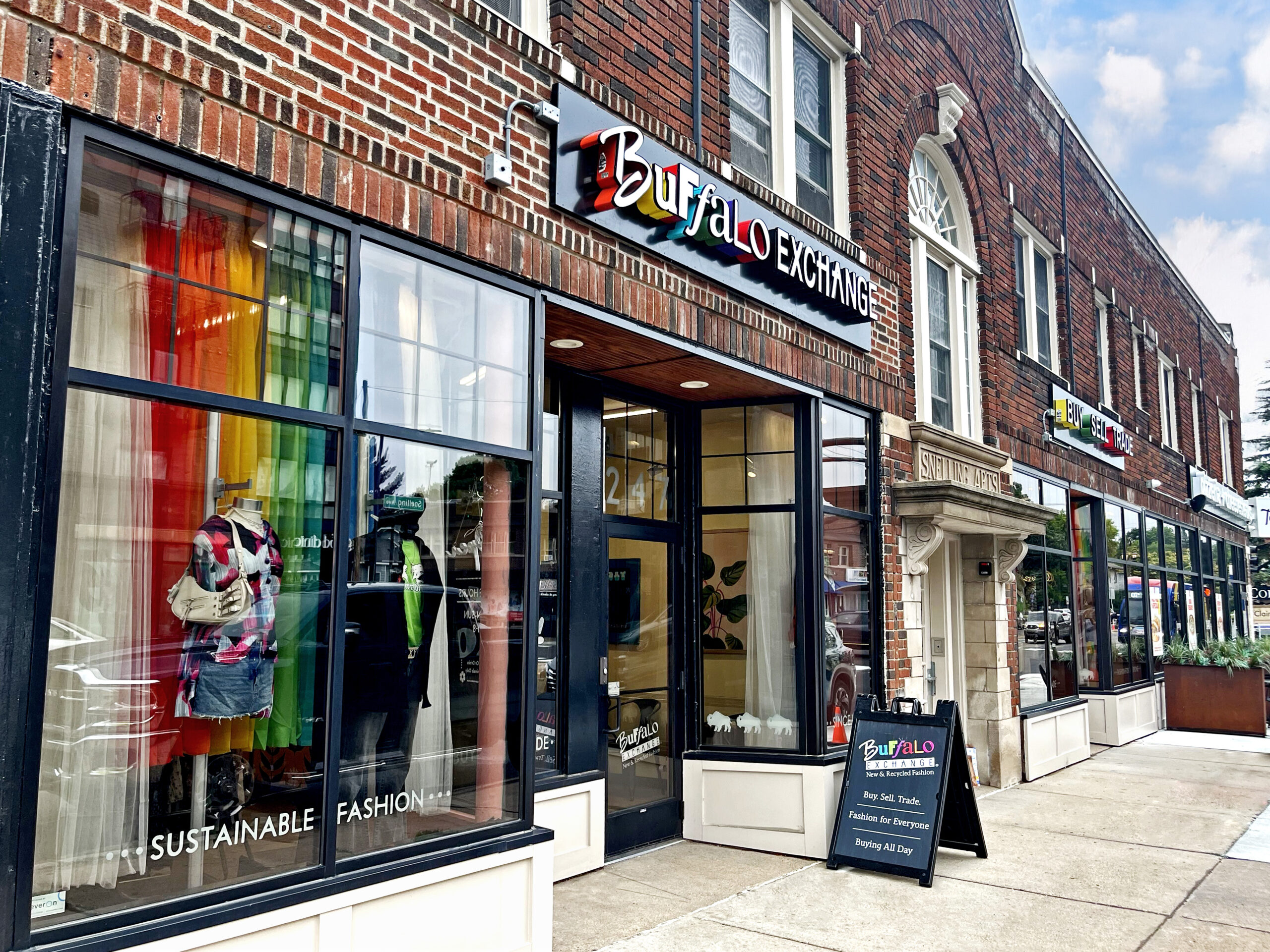 St Paul location exterior featuring colorful signage