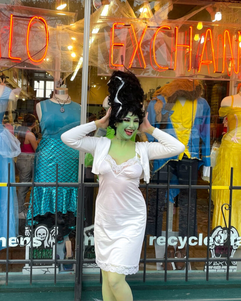 Easy Halloween Costume to DIY at Buffalo Exchange - Bride of Frankenstein