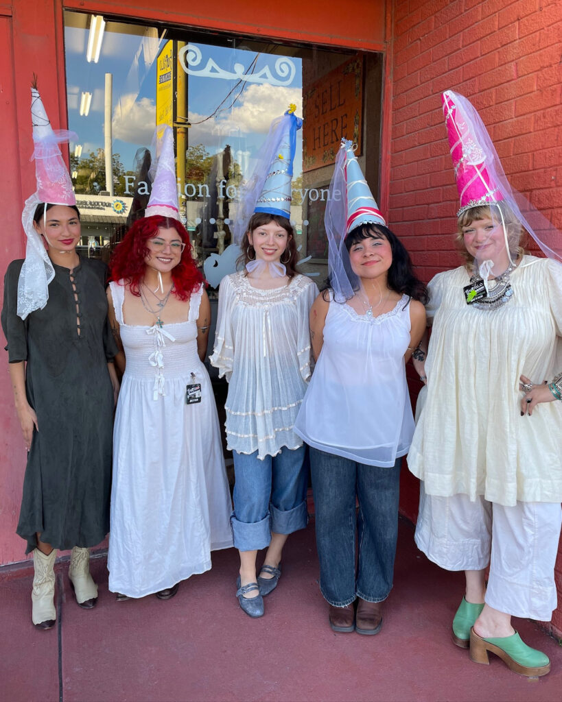 Easy Halloween Costume to DIY at Buffalo Exchange - Renaissance Princess Hennins